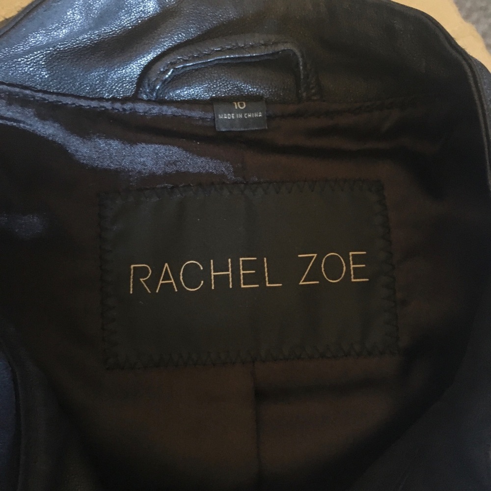 Rachel Zoe leather vest with belt. Never worn circa 2012. Very supple leather.